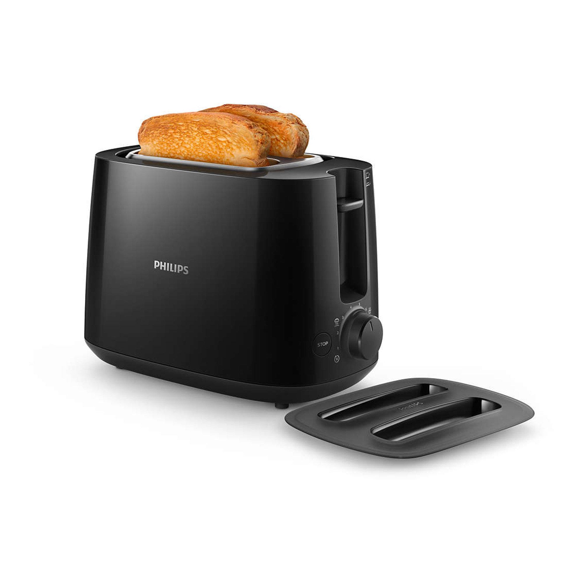 Máy nướng bánh mì Philips HD2582 830W (Đen)